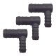 3 x YOU.S Original Schlauchverbinder Zwischenstück RGV Ø 16x12 mm 90° Winkel - L Form