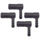 4 x YOU.S Original Schlauchverbinder Zwischenstück RGV Ø 16x8 mm 90° Winkel - L Form