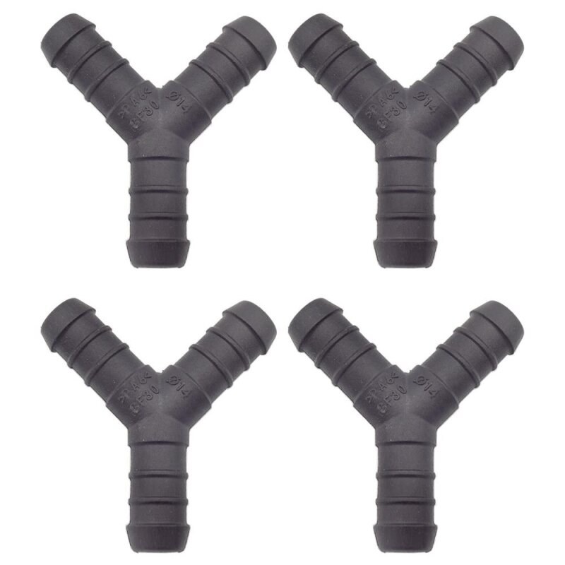 4 x YOU.S Original Schlauchverbinder Zwischenstück RGV Ø 14x14x14 mm - Y Form