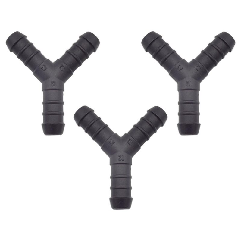 3 x YOU.S Original Schlauchverbinder Zwischenstück RGV Ø 12x12x12 mm - Y Form