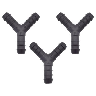 3 x YOU.S Original Schlauchverbinder Zwischenstück RGV Ø 12x12x12 mm - Y Form