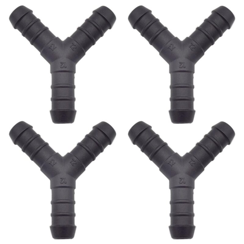 4 x YOU.S Original Schlauchverbinder Zwischenstück RGV Ø 12x12x12 mm - Y Form