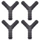 4 x YOU.S Original Schlauchverbinder Zwischenstück RGV Ø 12x12x12 mm - Y Form