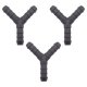 3 x YOU.S Original Schlauchverbinder Zwischenstück RGV Ø 10x10x10 mm - Y Form