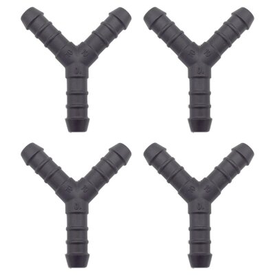 4 x YOU.S Original Schlauchverbinder Zwischenstück RGV Ø 10x10x10 mm - Y Form