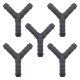 5 x YOU.S Original Schlauchverbinder Zwischenstück RGV Ø 10x10x10 mm - Y Form