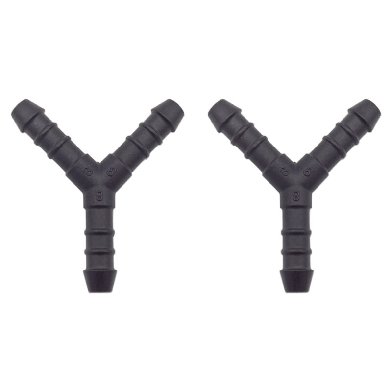 2 x YOU.S Original Schlauchverbinder Zwischenstück RGV Ø 8x8x8 mm - Y Form