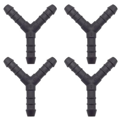 4 x YOU.S Original Schlauchverbinder Zwischenstück RGV Ø 8x8x8 mm - Y Form