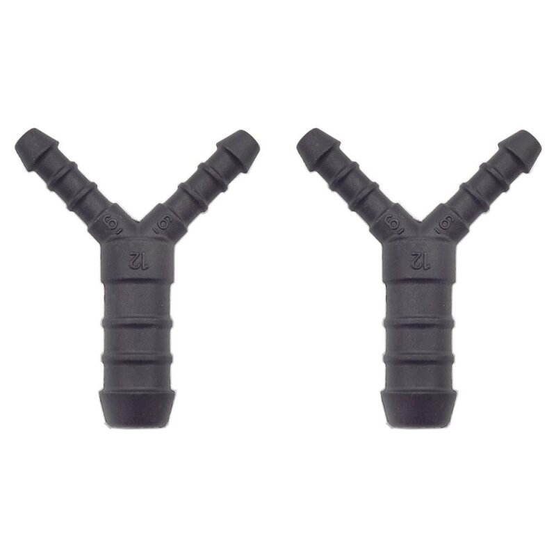 2 x YOU.S Original Schlauchverbinder Zwischenstück RGV Ø 6x12x6 mm - Y Form