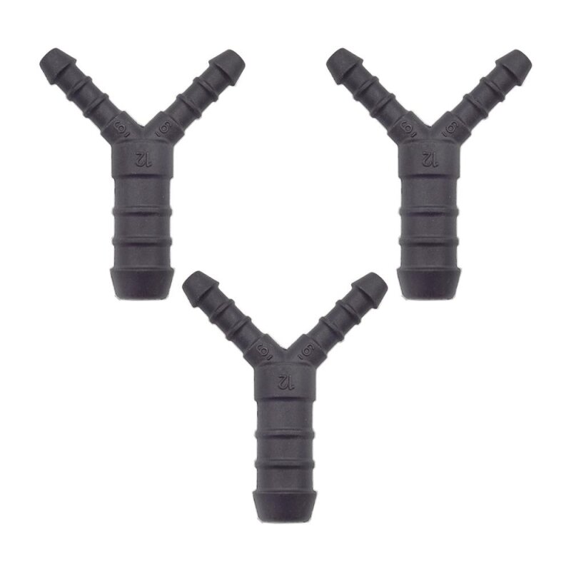 3 x YOU.S Original Schlauchverbinder Zwischenstück RGV Ø 6x12x6 mm - Y Form
