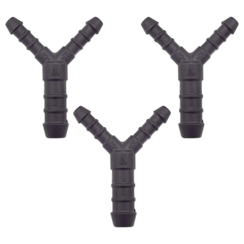 3 x YOU.S Original Schlauchverbinder Zwischenstück RGV Ø 6x10x6 mm - Y Form