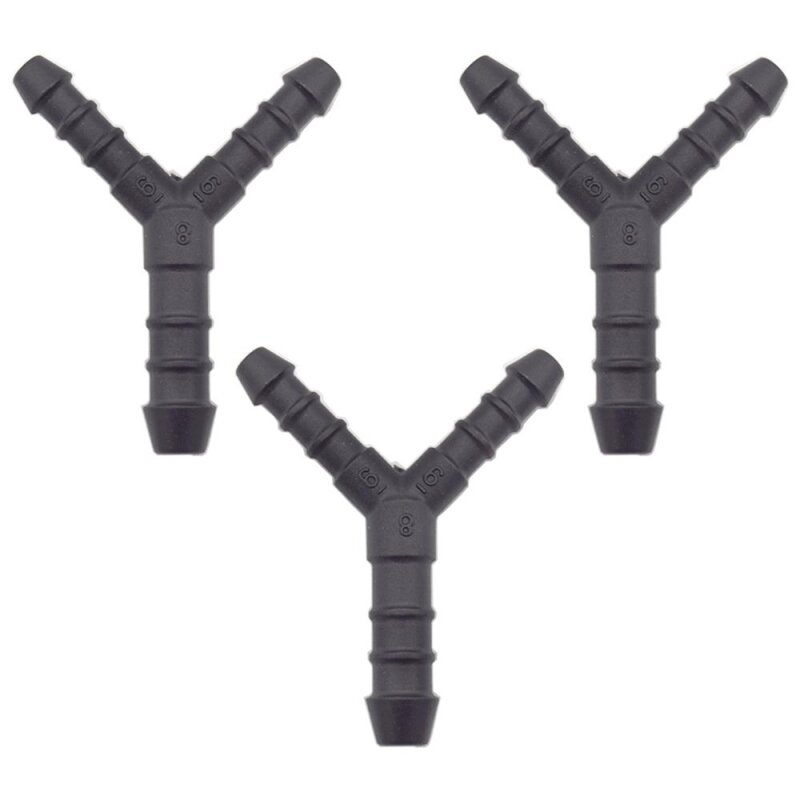 3 x YOU.S Original Schlauchverbinder Zwischenstück RGV Ø 6x8x6 mm - Y Form