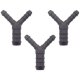 3 x YOU.S Original Schlauchverbinder Zwischenstück RGV Ø 8x14x8 mm - Y Form