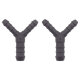 2 x YOU.S Original Schlauchverbinder Zwischenstück RGV Ø 8x12x8 mm - Y Form