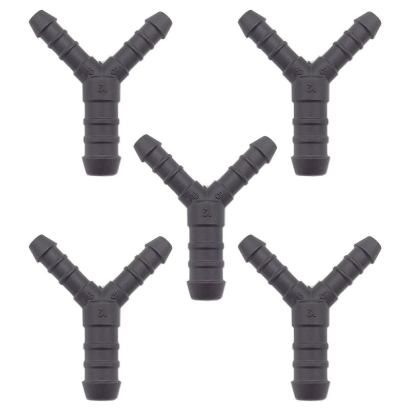 5 x YOU.S Original Schlauchverbinder Zwischenstück RGV Ø 8x12x8 mm - Y Form