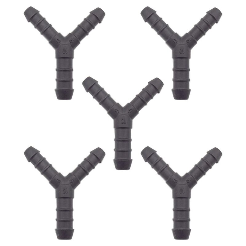 5 x YOU.S Original Schlauchverbinder Zwischenstück RGV Ø 8x10x8 mm - Y Form