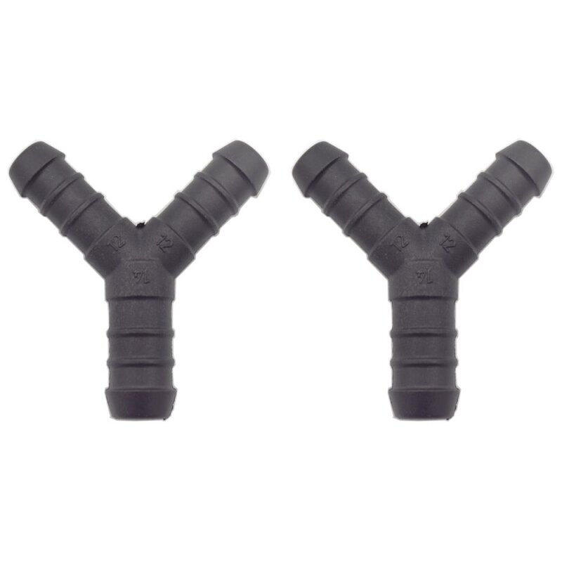 2 x YOU.S Original Schlauchverbinder Zwischenstück RGV Ø 12x14x12 mm - Y Form