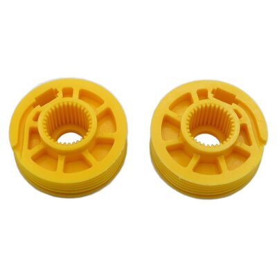 2 x YOU.S Original Fensterheber Rollen Reparatur VORNE LINKS + RECHTS kompatibel mit Audi - 8L3837462