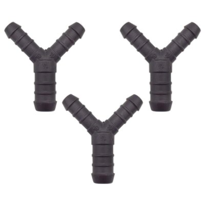 3 x YOU.S Original Schlauchverbinder Zwischenstück RGV Ø 10x14x10 mm - Y Form