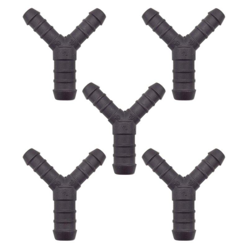 5 x YOU.S Original Schlauchverbinder Zwischenstück RGV Ø 10x14x10 mm - Y Form