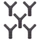 5 x YOU.S Original Schlauchverbinder Zwischenstück RGV Ø 10x14x10 mm - Y Form