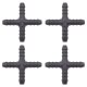 4 x YOU.S Original Schlauchverbinder Zwischenstück RGV Ø 8x8x8x8 mm - X Form