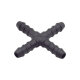 10 x YOU.S Original Schlauchverbinder Zwischenstück RGV Ø 6x6x6x6 mm - X Form