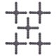5 x YOU.S Original Schlauchverbinder Zwischenstück RGV Ø 4x4x4x4 mm - X Form