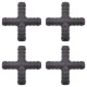 4 x YOU.S Original Schlauchverbinder Zwischenstück RGV Ø 14x14x14x14 mm - X Form