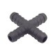 10 x YOU.S Original Schlauchverbinder Zwischenstück RGV Ø 14x14x14x14 mm - X Form