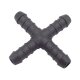 4 x YOU.S Original Schlauchverbinder Zwischenstück RGV Ø 10x10x10x10 mm - X Form
