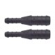 2 x YOU.S Original Schlauchverbinder Leitung Zwischenstück Ø 14x8 mm - Gerade Form