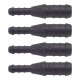 4 x YOU.S Original Schlauchverbinder Leitung Zwischenstück Ø 14x8 mm - Gerade Form