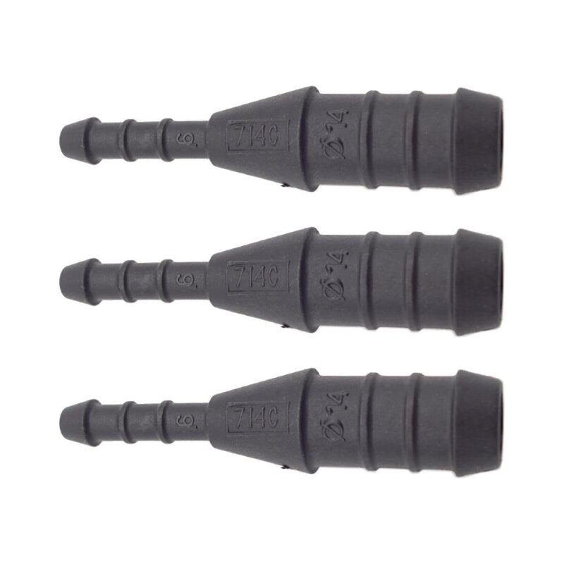 3 x YOU.S Original Schlauchverbinder Leitung Zwischenstück Ø 14x6 mm - Gerade Form