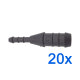20 x YOU.S Original Schlauchverbinder Leitung Zwischenstück Ø 14x6 mm - Gerade Form