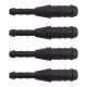 4 x YOU.S Original Schlauchverbinder Leitung Zwischenstück Ø 12x6 mm - Gerade Form