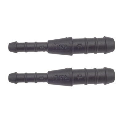 2 x YOU.S Original Schlauchverbinder Leitung Zwischenstück Ø 10x6 mm - Gerade Form