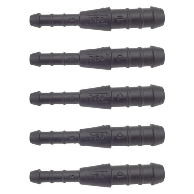 5 x YOU.S Original Schlauchverbinder Leitung Zwischenstück Ø 10x6 mm - Gerade Form