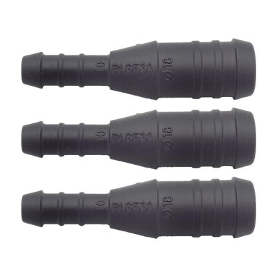 3 x YOU.S Original Schlauchverbinder Leitung Zwischenstück Ø 18x10 mm - Gerade Form