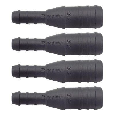 4 x YOU.S Original Schlauchverbinder Leitung Zwischenstück Ø 18x10 mm - Gerade Form
