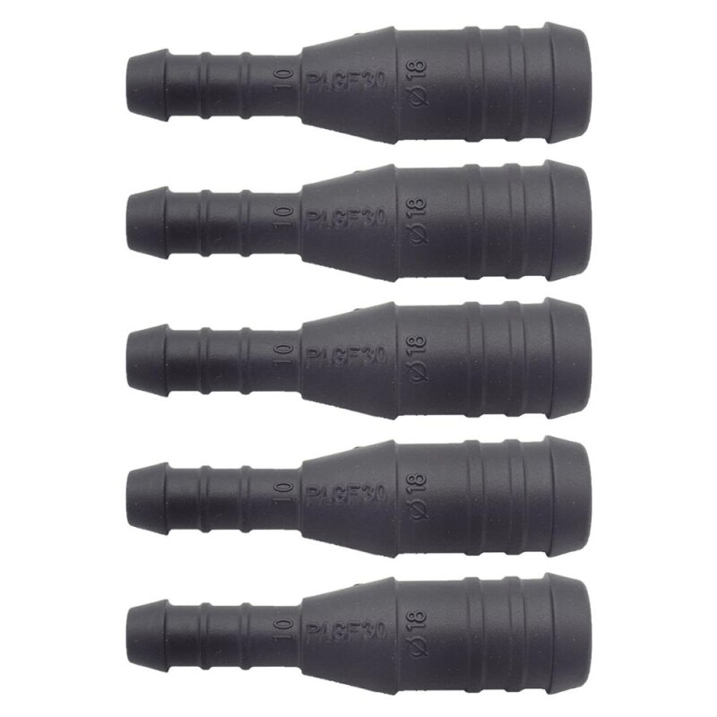 5 x YOU.S Original Schlauchverbinder Leitung Zwischenstück Ø 18x10 mm - Gerade Form