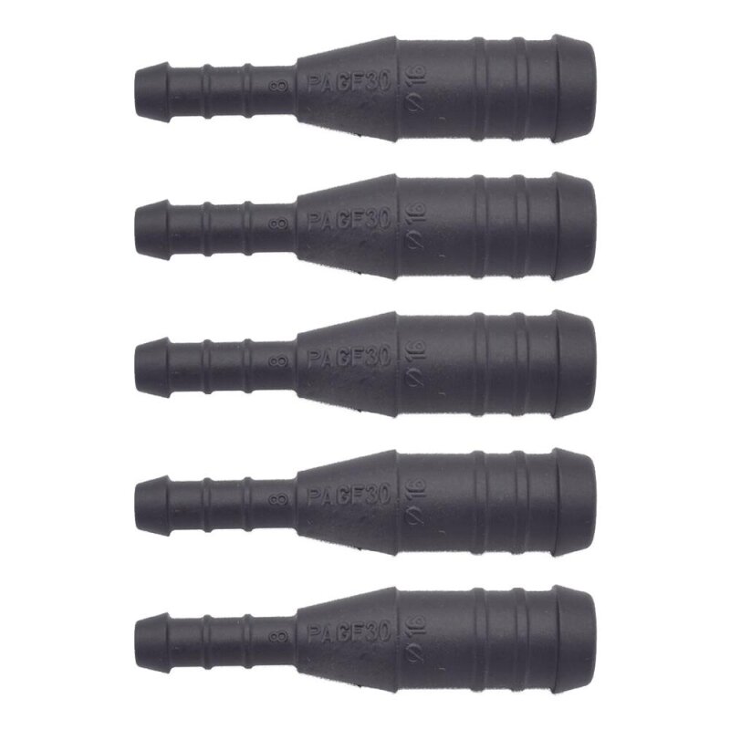 5 x YOU.S Original Schlauchverbinder Leitung Zwischenstück Ø 16x8 mm - Gerade Form