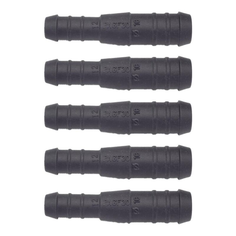 5 x YOU.S Original Schlauchverbinder Leitung Zwischenstück Ø 16x12 mm - Gerade Form