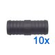 10 x YOU.S Original Schlauchverbinder Leitung Zwischenstück Ø 32x32 mm - Gerade Form