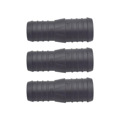 3 x YOU.S Original Schlauchverbinder Leitung Zwischenstück Ø 32x28 mm - Gerade Form