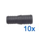 10 x YOU.S Original Schlauchverbinder Leitung Zwischenstück Ø 32x28 mm - Gerade Form