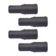 4 x YOU.S Original Schlauchverbinder Leitung Zwischenstück Ø 32x25 mm - Gerade Form