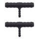 2 x YOU.S Original Schlauchverbinder Zwischenstück RGV Ø 10x10x4 mm - T-Stück Reduzierer