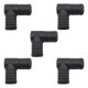 5 x YOU.S Original Schlauchverbinder Zwischenstück RGV Ø 32x32 mm 90° Winkel - L Form