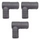 3 x YOU.S Original Schlauchverbinder Zwischenstück RGV Ø 32x28 mm 90° Winkel - L Form